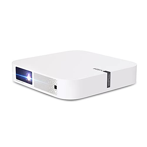 White Mini Video Proiettore Supporto Wifi/BT/HDMI/USB/AirPlay/1080p compatibile con iOS/Android