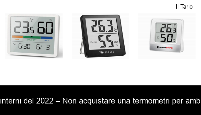 Termometro monocolubile per ambienti termici termici 