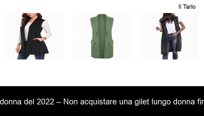 CHILLYTIME Long maglia gilet maglione tg 017 36/38 cascata Colletto Nuovo