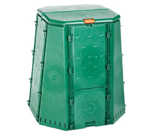 Compostiera 93x93x70 cm 550 litri zincato Compostatore metallkomposter 