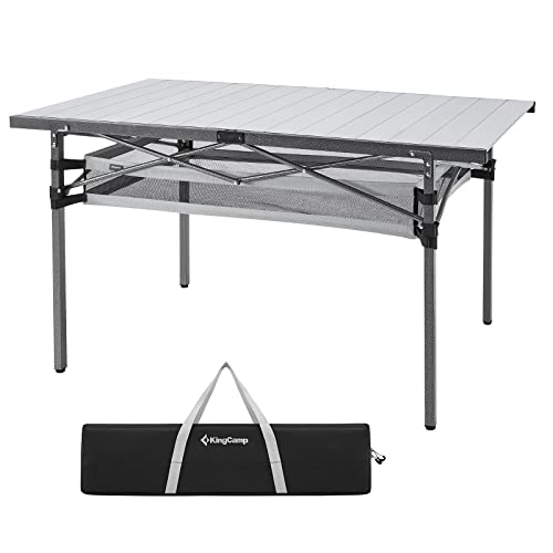 Nimomo Tavolo da scrivania pieghevole in lega di alluminio Tavolo da campeggio all'aperto small 