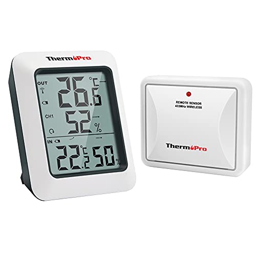 Termometro Ambiente Interno con l'Icona di Comforto Monitor di Temperatura e Umidità DOQAUS Igrometro Termometro Digitale Stanza del Bambino Mini Termometro Casa Interno per Ufficio 