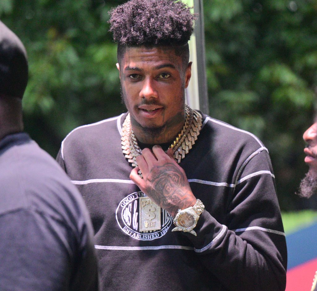 Il rapper Blueface partecipa all'Atlanta Black Pride Weekend Pure Heat Community Festival al Piedmont Park il 4 settembre 2022 ad Atlanta, Georgia.