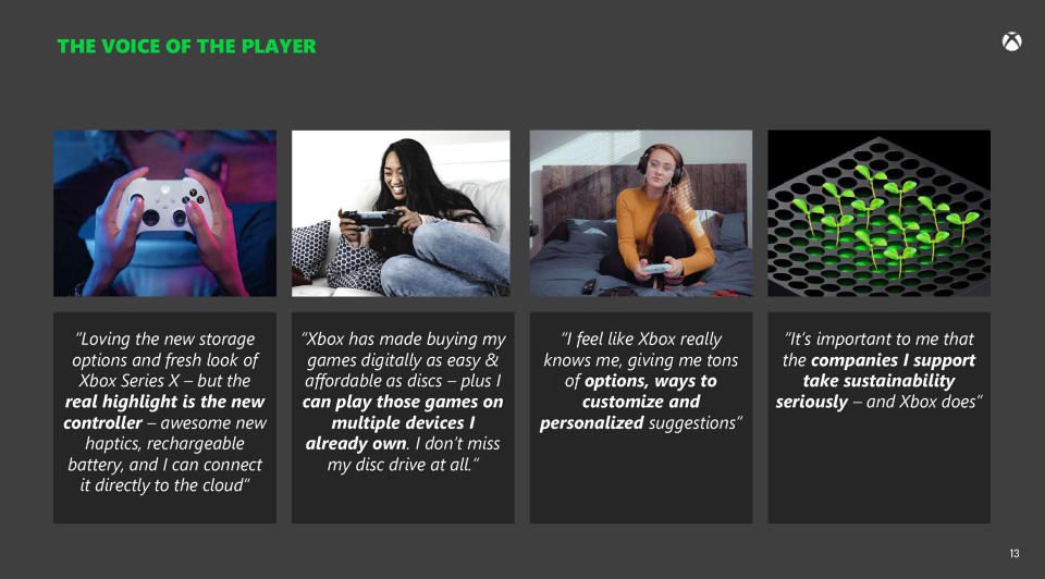 Una diapositiva dal grande leak di Xbox
