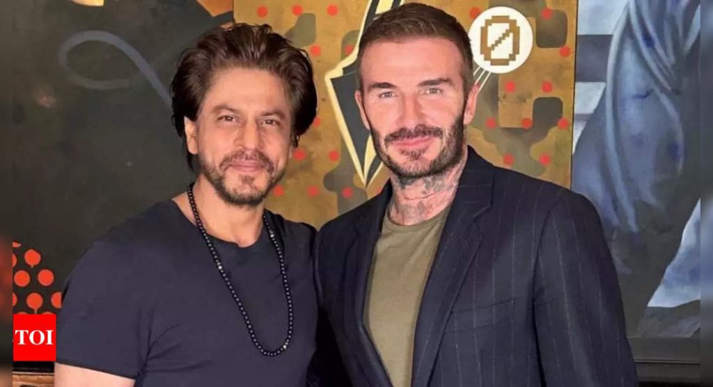 SRK: Shah Rukh Khan esprime gratitudine a David Beckham dopo aver ospitato una festa privata al Mannat, gli chiede di "dormire un po'"